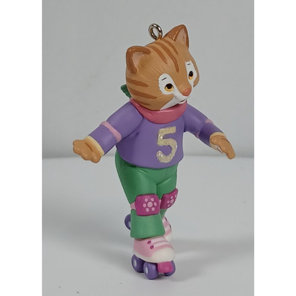 My Fifth Christmas 5th Girl Cat Hallmark Ornament 2007 - Picture 6 of 11